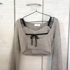 andmary アンドマリー Natalie ribbon set beige - メルカリ