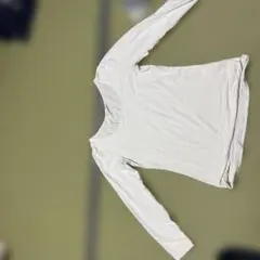 HEATTECH ホワイト 長袖シャツ Lサイズ