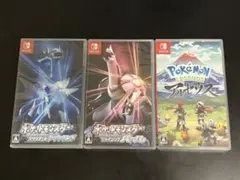 ポケットモンスターSwitchソフト3点セット　新品未開封