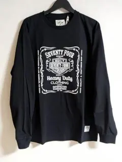 SEVENTY FOUR ブラック Vネック Tシャツ L - メルカリ