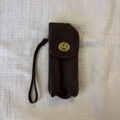 美品・希少】オールドコーチ ポーチ レザー チャーム レッド - メルカリ