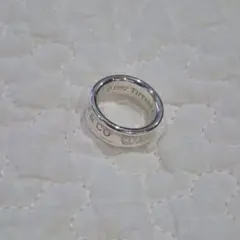 TIFFANY ティファニー　ナロー リング　7号　シルバー
