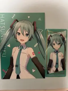 プロセカ 初音ミク アニメイト特典 ポストカード しおり