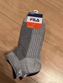 FILA　メンズ　ソックス　3足セット　ショート　靴下　黒　新品未使用