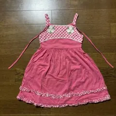 シャーリーテンプル ピンク 袖なしワンピース 120cm