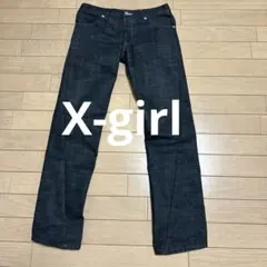 エックスガール　ブラックデニムパンツ