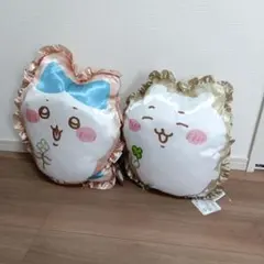 ちいかわ　ギンガムフリルクッション　2個セット