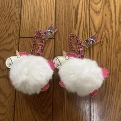 ユニバ　フラッフィー　キーホルダー