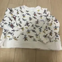 Disney ディズニー 総柄 トレーナー 110cm