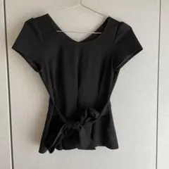 セシルマクビー　ペプラムリボン