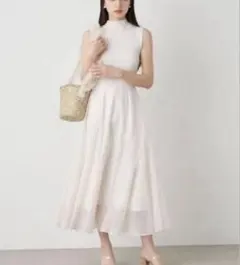 値下げ中】anuans エアリーワッシャープリーツスカート アイボリー S