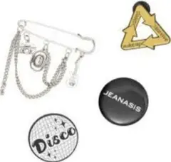 非売品 未使用 ☆ JEANASIS ノベルティ ピンバッジ 缶バッチのサムネイル