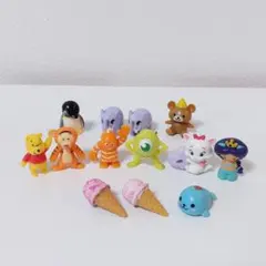 バスボールフィギュア　ディズニー　どうぶつ　ソフトクリーム　まとめ売り
