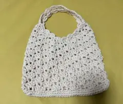 編み物 ハンドメイド ミニバッグ ハンドバッグ 手編み