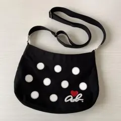 agnes b. アニエスベー　ショルダーバッグ　黒　バッグ