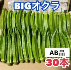 AB品ビックオクラ30本のサムネイル