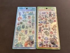 モンスターズインク　ズートピア　ボンボンドロップシール　２枚セット