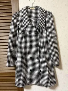 ギンガムチェック トレンチコート
