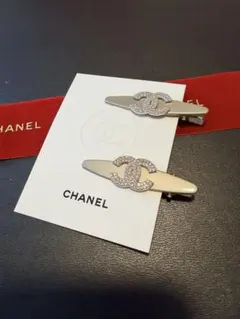 CHANEL ダブルCロゴ ヘアピン 2個セット 希少品2025ノベルティ非売品