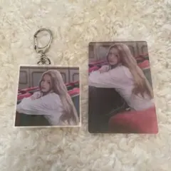 izna タワレコカフェ 特典 セビ　クリアトレカ　キーホルダー　②