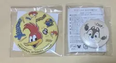 【3個】USJ ウッディー・ウッドペッカー&ディズニー 缶バッジ まとめ