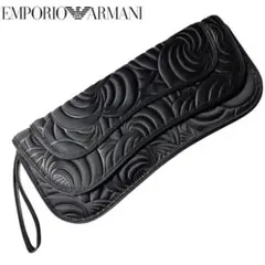 Emporio Armani ブラック クラッチバッグ アルマーニ