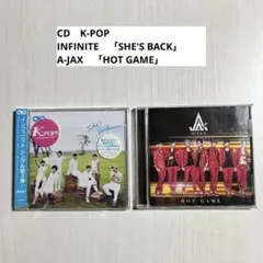 CD　INFINITE　SHE'S BACK　／　A-JAX　HOT GAME