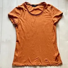 BURBERRY LONDON 半袖　フリル　Tシャツ　2 オレンジのサムネイル