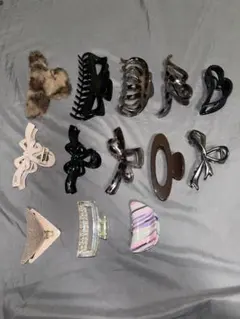 ヘアクリップ　13個セット