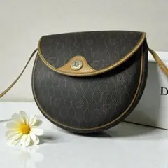 ✨値下げ✨【Dior】ハニカム柄 ショルダーバッグ ブラウン 美品