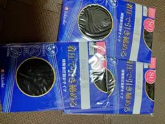 80デニール 段階着圧タイツ ブラック 3枚セット