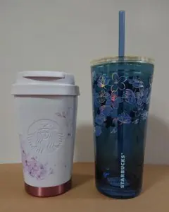 Starbucks SAKURA2025 タンブラー 2点 ドリンクチケット2枚