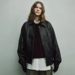 24AW ssstein LEATHER FLIGHT JACKET 補修歴あり - メルカリ