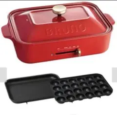 BRUNO コンパクトホットプレート BOE021-RD （レッド）のサムネイル