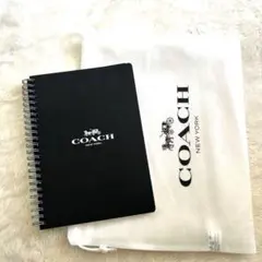 【非売品】COACH ノート＆保存袋セット／コーチ ノベルティ 新品