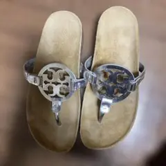 Tory Burch トリーバーチ サンダル シルバー