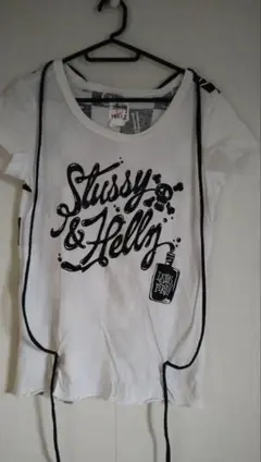 Stussy 半袖Tシャツ ホワイト/ブラック チェック柄のサムネイル