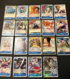 【受け継がれる意思】ワンピース トレーディングカード 青(ブルー)19枚セット⭕️