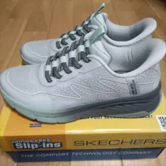 スケッチャーズ　スリップインズ　スイッチバック ミスト　バンジーレーススニーカー