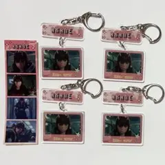 ミルキーサブウェイ アカネ プリ風シール 連結キーホルダー アクリルキーホルダー