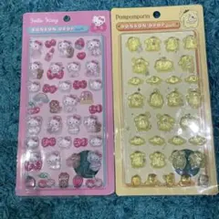 【新品未開封】ボンボンドロップシール（キティちゃん・ポムポムプリンのセット）