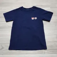 ラインフレンズ　メゾンキツネ　コラボ　Tシャツ　S メゾン キツネ“LINE FRIENDS風”キツネ×ブラウンのコラボTシャツ