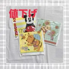 第一生命　ディズニー　ミッキー・プーさんタオルセット【新品未使用】