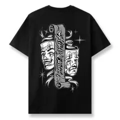 ミスターカートゥーン メジャーリーグ クラウン マスク Tシャツ グレー 黒 MR CARTOON MLB CLOWN MASK STADIUM TEE 黒黄 - メルカリ