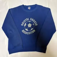 【80s USA製】ラッセルアスレティック スウェット 青 S