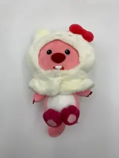 ポロロ（POLOLO）ルーピー（Loopy）ぬいぐるみハローキティコラボ中古美品のサムネイル