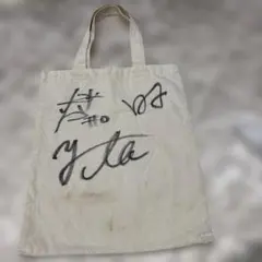 希少 植松伸夫 小川洋輝 直筆サイン入り トートバッグ ステッカー付き