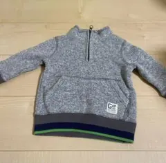 GAP 裏起毛ハーフジップニット80