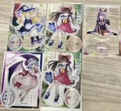 東方Project アクリルスタンド ダイソー 百均 5点セット