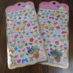 韓国限定 ウサハナ ボンボンドロップシール サンリオ 2枚セット